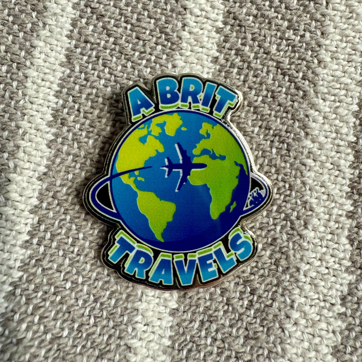 ABritTravels Logo Pin