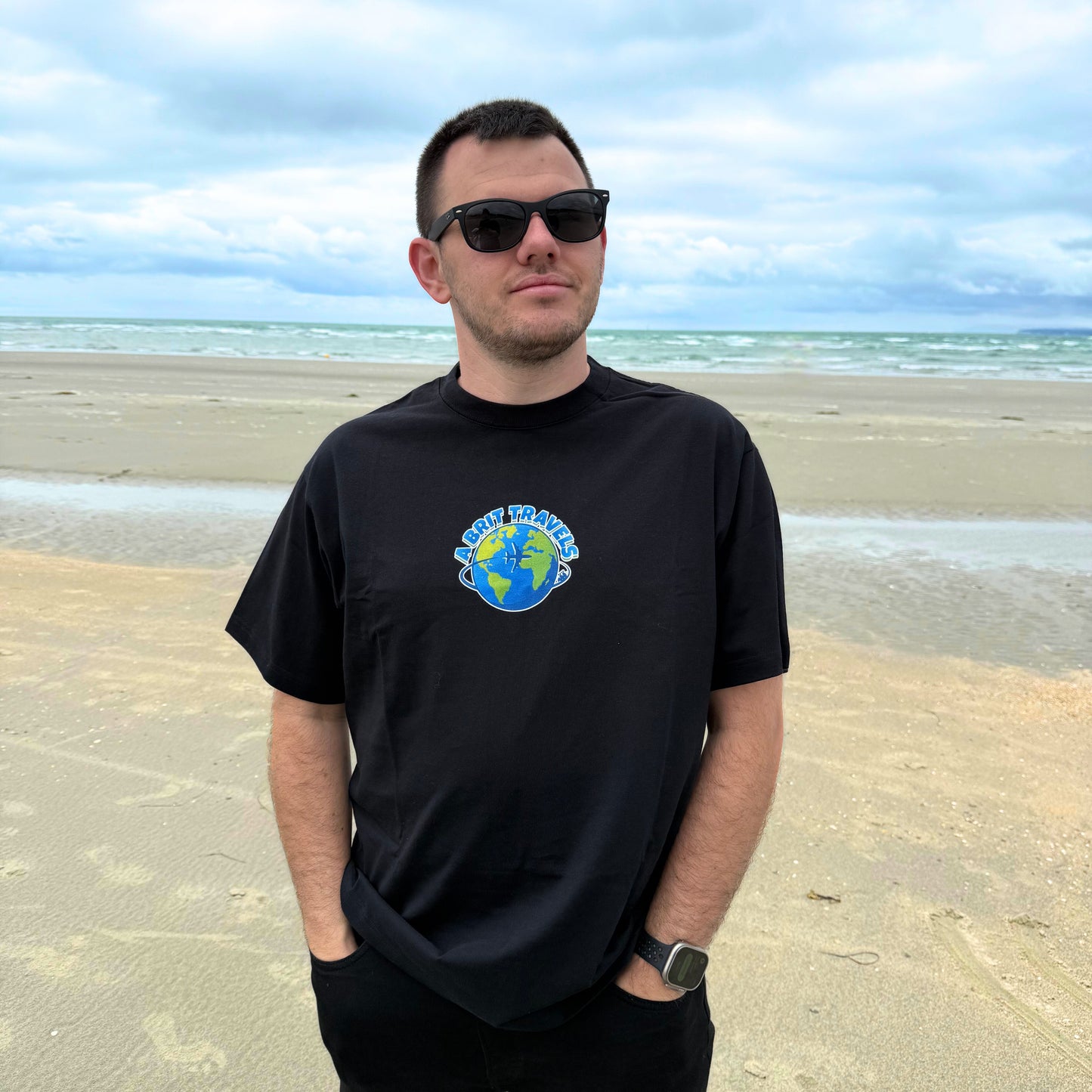 ABritTravels Logo Tee (Black)